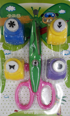 

BestUBuy Art and craft scissor with punch Scissors(Set of 1, Multicolor)