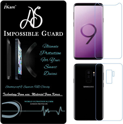 

AS Front and Back Screen Guard for Samsung Galaxy S9, Transparent