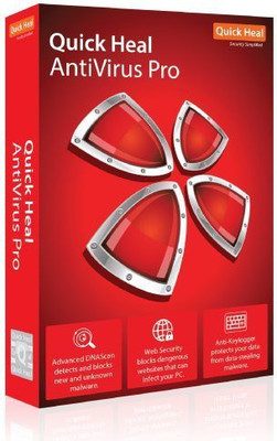 

Quick Heal Anti-virus 1 User 1 Year(CD/DVD)