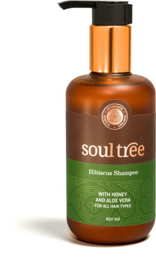 

SoulTree Hibsicus Shampoo With Honey & Aloe Vera, For All Hair Types(250 ml)