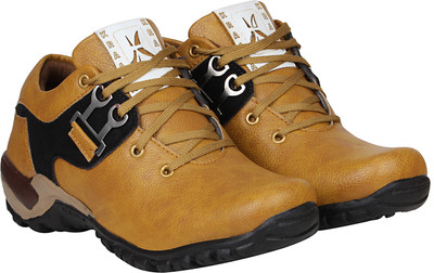 

Kraasa Swagger Half Boots For Men(Tan, Black