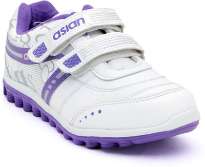 

Asian Walking Shoes For Women(White, Purple