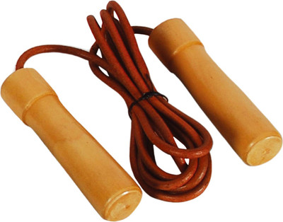 

99Shoppy Skipping Rope with Wooden Handles Freestyle Skipping Rope(Brown, Length: 1 inch)