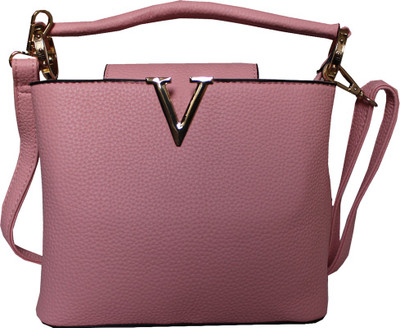 

Damit Women Casual Pink PU Sling Bag