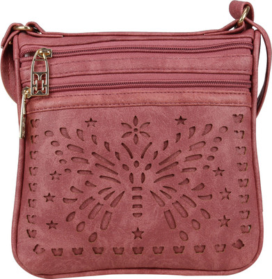 

Aadhunik LIbaas Women Casual Purple PU Sling Bag