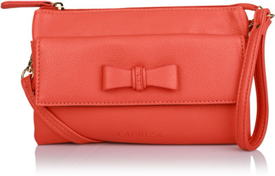 

Caprese Women Casual Red PU Sling Bag