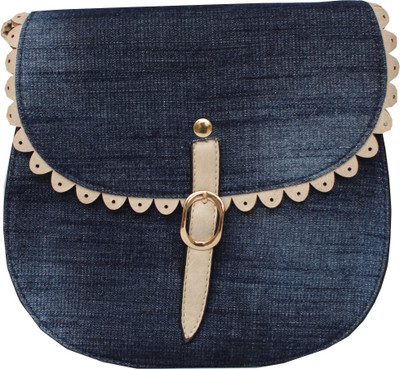 

Damit Women Casual Blue, Beige PU Sling Bag, Beige;blue