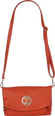 

Osaiz Girls Casual Orange PU Sling Bag