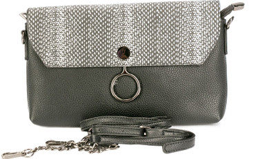 

Daks Women Casual Black PU Sling Bag