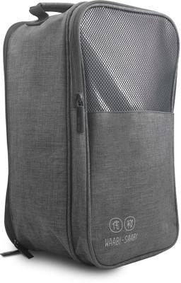 

WAABISAABI Shoe Bag SAKAI WS-30001 Small Travel Bag - 18 x 16 x 32 cm(Grey)