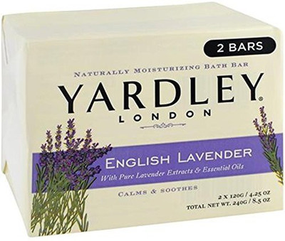 

Yardley English Lavender Bar Soap(240 g, Pack of 2)