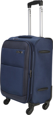 NASHER MILES Manarola Soft-Sided Cabin Luggage Bag Blue 20 Inch | 51CM Trolley/Travel/Tourist Expandable Cabin Luggage - 20 inch NASHER MILES Manarola Soft-Sided Cabin Luggage Bag Blue 20 Inch | 51CM Trolley/Travel/Tourist Expandable Cabin Luggage - 20 inch