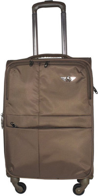 

Texas USA Exclusive Range of Imported Soft Luggage Trolley 28 inch Large Size Check in Baggage Expandable Cabin Luggage -  inch(Brown