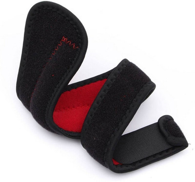

DALUCI Adjustable Patella Knee Tendon Strap Protector Guard Support Pad Belted Sports Knee Brace Knee Support(Black