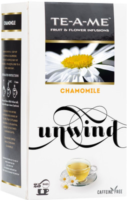 

TE-A-ME Unwind Chamomile Infusion Tea Bags Box(25 Bags)