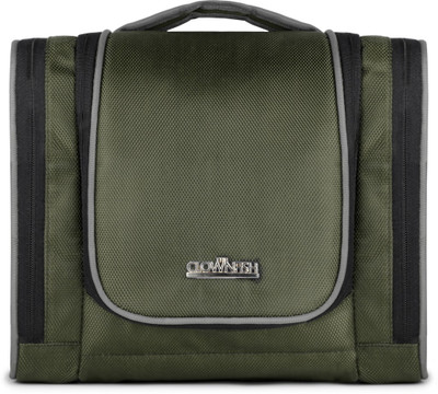 

The Clownfish 6 Liters Travel Toiletry Bag , Hanging Toiletry Kit , Toiletry Bag For Men & Women Travel Toiletry Kit(Green)