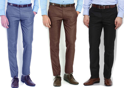 AD & AV Regular Fit Men Multicolor Trousers