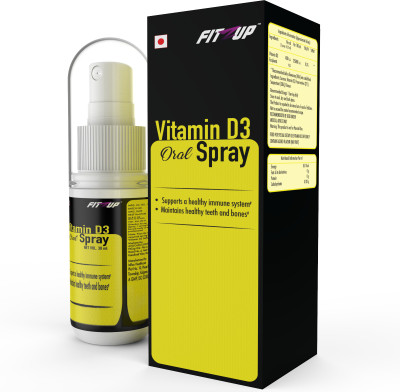 

FitZup Vitamin D3 Spray, 125000 IU Healthy Muscle, Bone and Immune Support, 30 ml(30 ml)