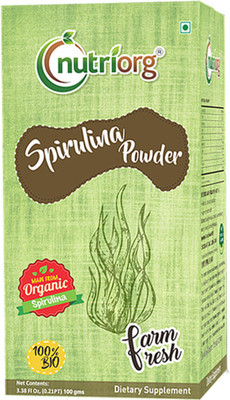 

Nutriorg Spirulina Powder - 100gms(100 g)