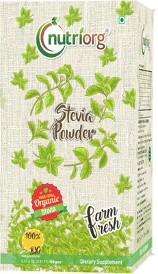 

Nutriorg Stevia Leaf Powder - 150 gms ( 100% Natural Green Powder)(150 g)