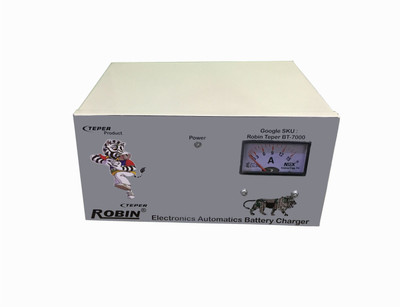 

ROBIN TEPER BT-7000c 12 AMP 15 Volt Copper 50 Ah TO 155 Ah Automatic Battery Charger(Gray)