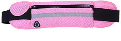 

Jern Outdoor Running Waist Bag Waterproof Mobile Phone Holder Waist Bag(Pink)
