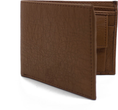 

NIetz Men Tan Genuine Leather Wallet(4 Card Slots), Brown