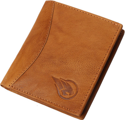 

RUGE Men Tan Genuine Leather Card Holder(8 Card Slots), Brown
