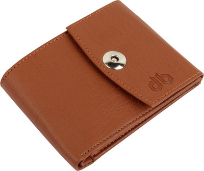 Designer Bugs Men Tan Artificial Leather Wallet(3 Card Slots)