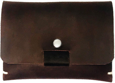 

SAMUEL JOHNSON Men Tan Genuine Leather Card Holder(1 Card Slot), Royal tan brown