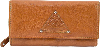 

MASSIF99 Girls Tan Genuine Leather Wrist Wallet(8 Card Slots)