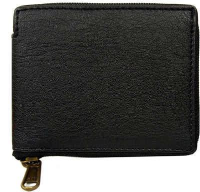 

oaks wood Boys Black Artificial Leather Wallet(3 Card Slots)