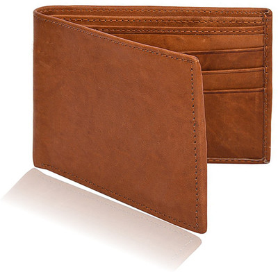 

Huntsman Men Tan Genuine Leather Wallet(6 Card Slots)