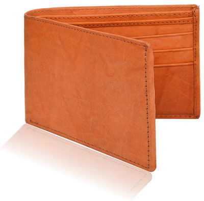 

Forester Men Tan Genuine Leather Wallet(6 Card Slots), Camel
