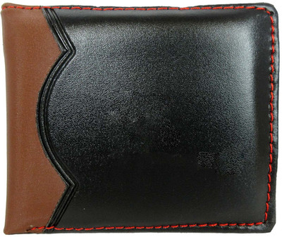 

Apki Needs Boys Multicolor Artificial Leather, Canvas Wallet(4 Card Slots), Tan