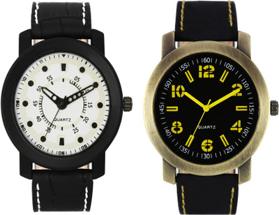 

CLOUDWOOD VL16_33 Combo of 2 Designer Analog Combo Watch - For Men