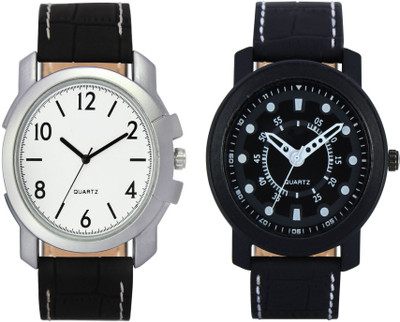 

CLOUDWOOD VL12_15 Combo of 2 Designer Analog Combo Watch - For Men