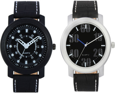 

CLOUDWOOD VL15_39 Combo of 2 Designer Analog Combo Watch - For Men