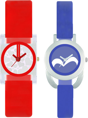 

stallion7 CMB_228 Designer Stylish Shape Bracelet Combo Womens Wrist Watch - For Girls