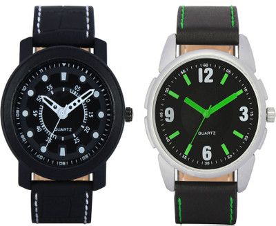 

CLOUDWOOD VL15_26 Combo of 2 Designer Analog Combo Watch - For Men