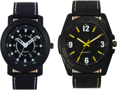 

CLOUDWOOD VL15_17 Combo of 2 Designer Analog Combo Watch - For Men