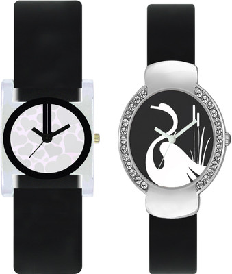 

stallion7 CMB_160 Designer Stylish Shape Bracelet Combo Womens Wrist Watch - For Girls