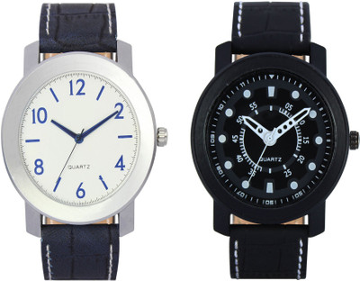 

CLOUDWOOD VL11_15 Combo of 2 Designer Analog Combo Watch - For Men