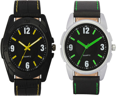 

CLOUDWOOD VL17_26 Combo of 2 Designer Analog Combo Watch - For Men