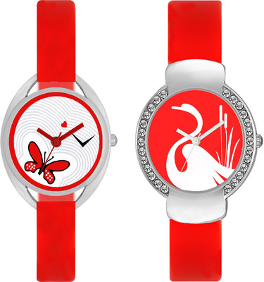 

stallion7 CMB_111 Designer Stylish Shape Bracelet Combo Womens Wrist Watch - For Girls