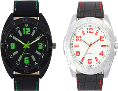

CLOUDWOOD VL18_29 Combo of 2 Designer Analog Combo Watch - For Men
