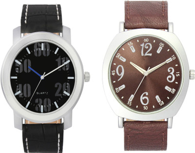 

CLOUDWOOD VL39_46 Combo of 2 Designer Analog Combo Watch - For Men