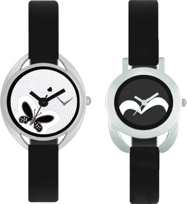 

stallion7 CMB_15 Designer Stylish Shape Bracelet Combo Womens Wrist Watch - For Girls