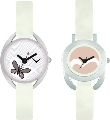CLOUDWOOD VT05_20 Set Of 2 Combo PU Material Fast Selling Women Watch Watch - For Girls