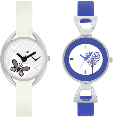 CLOUDWOOD VT05_29 Set Of 2 Combo PU Material Fast Selling Women Watch Watch - For Girls